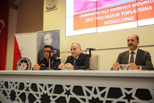 Kaymakamımız Cengiz Ünsal, Ümraniye İlçe Emniyet Müdürlüğü Tarafından Düzenlenen “2021 Yılı Huzur Toplantısı”na Katıldı
